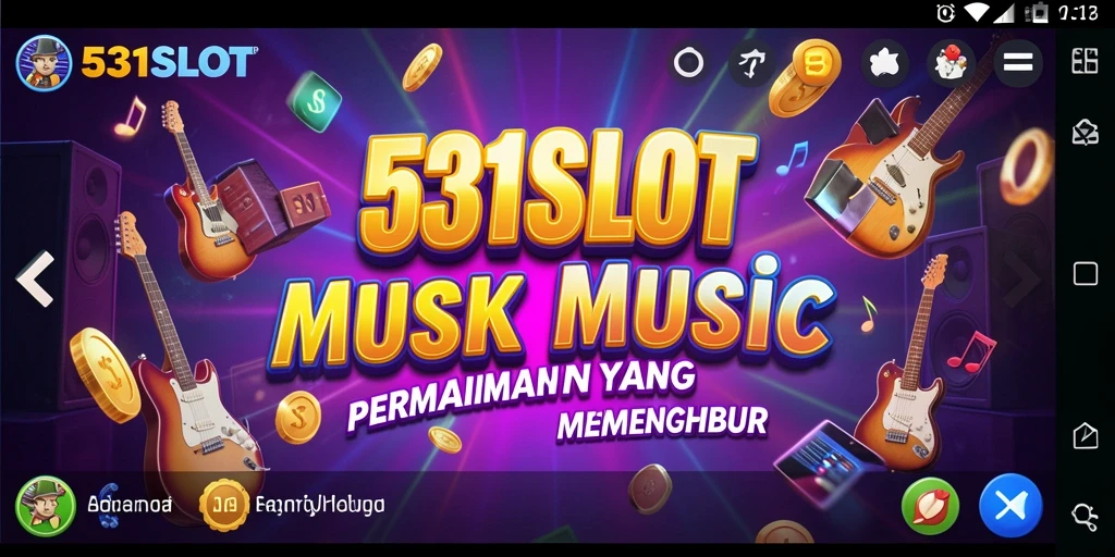 Screenshot gameplay 531SLOT dengan suasana musik yang seru.