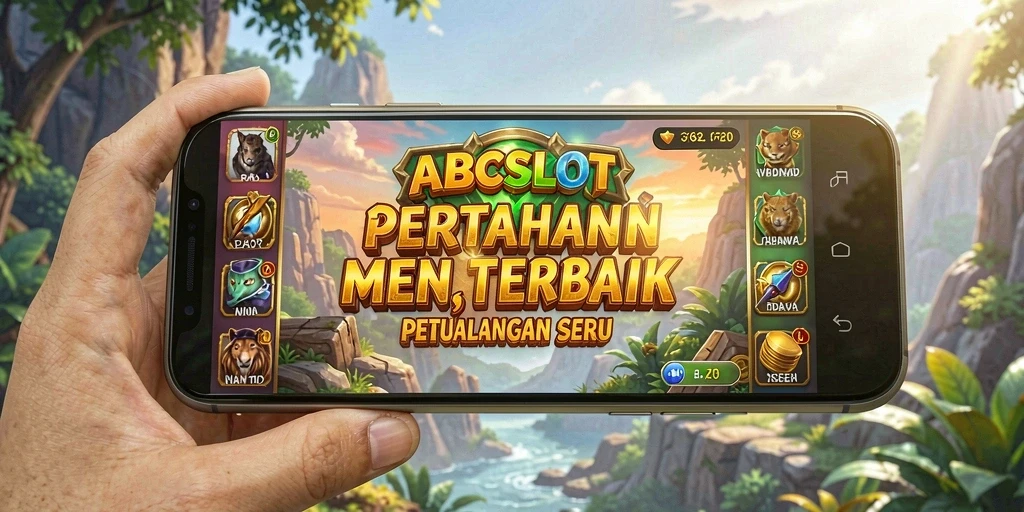 Tangkapan layar gameplay menegangkan dari ABCSLOT dalam aksi Tower Defense.