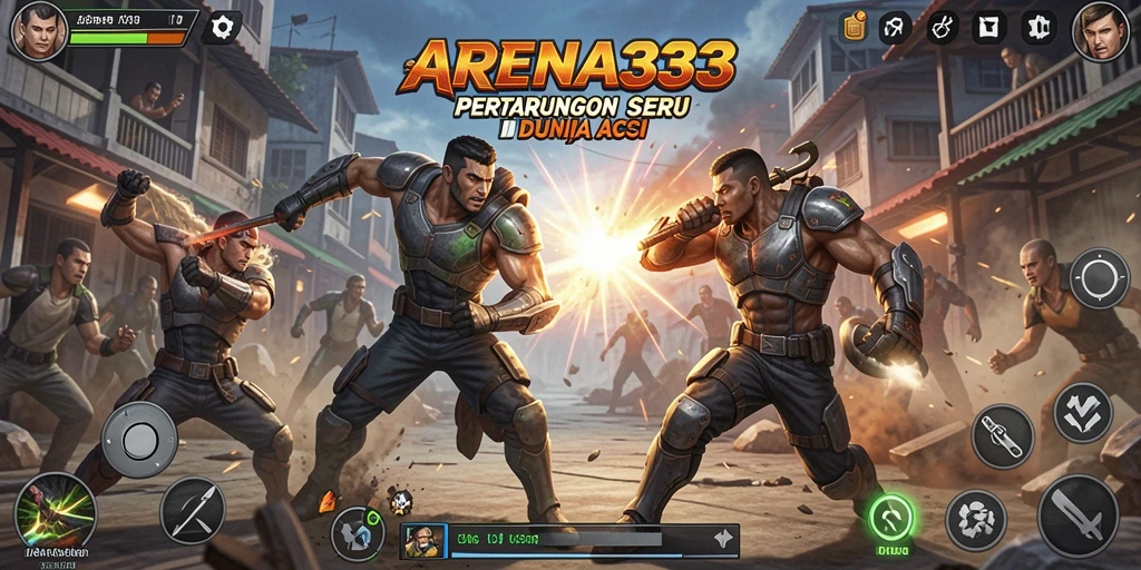 Tampilan aksi seru dalam ARENA333 yang memukau.