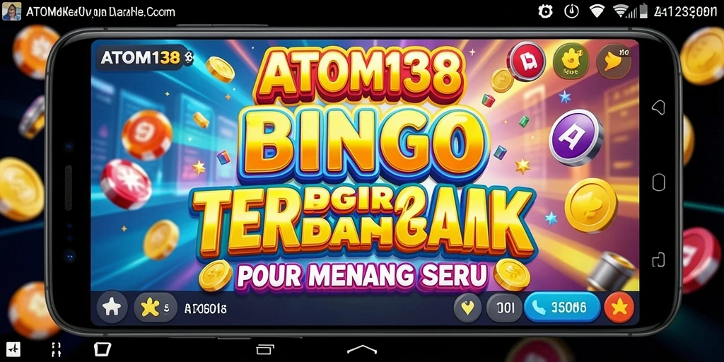 Screenshot ATOM138 menampilkan gameplay Bingo yang seru dan interaktif.