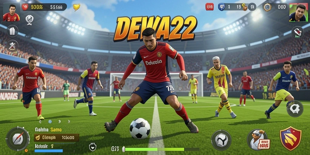 Tampilan menarik dari gameplay DEWA22 dengan berbagai olahraga seru.