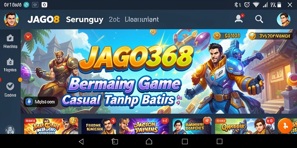 Tampilan seru dari gameplay JAGO368 dengan elemen Casual yang menarik.