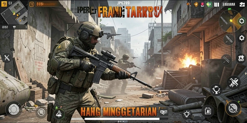 Gameplay intens JP6789 dengan aksi tembak-menembak yang seru.