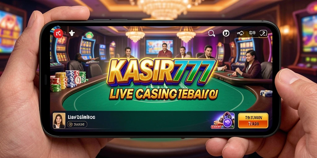 Tampilan menarik saat bermain Live Casino di KASIR777 dengan dealer profesional.