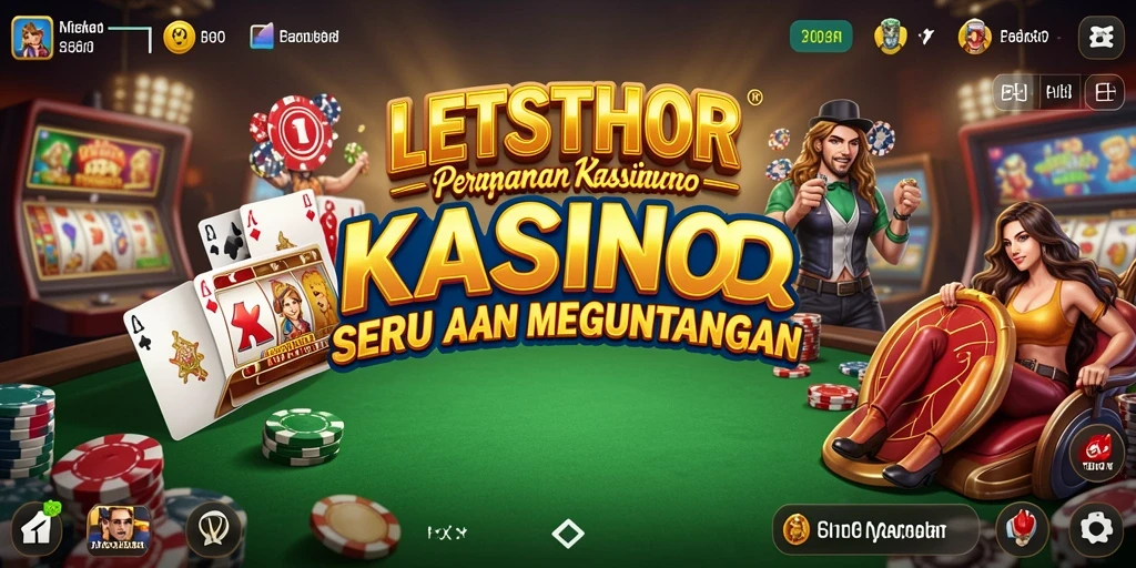 Tangkapan layar menampilkan gameplay menarik dari LETSTHOR di dunia Kasino.