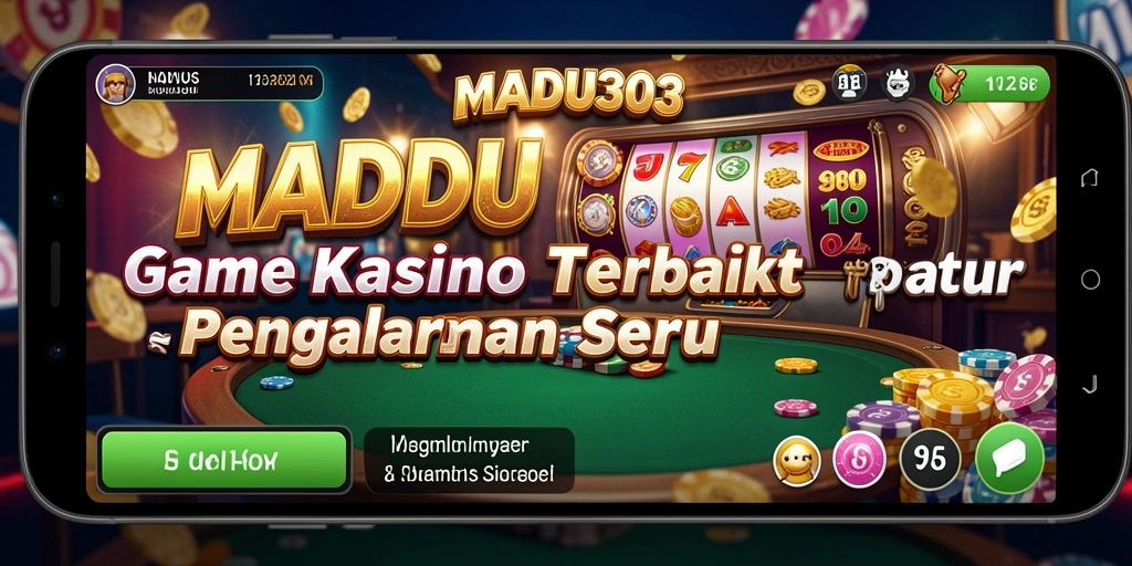 Tampilan screenshot utama MADU303 yang mengasyikkan dengan gameplay Kasino.
