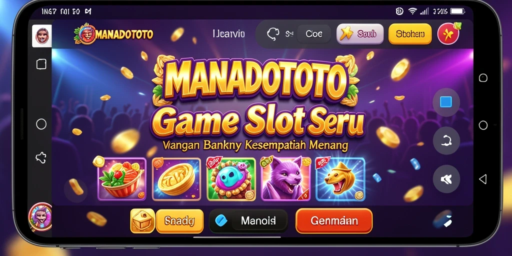 Screenshot gameplay <strong>MANADOTOTO</strong> menampilkan putaran slot yang seru.