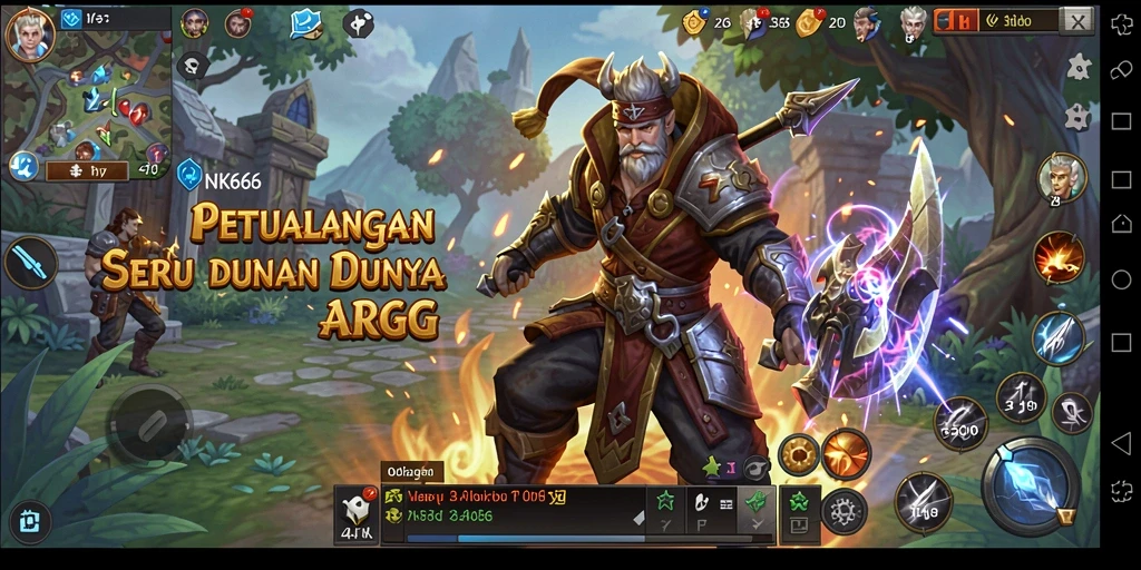 Tampilan gameplay NK666 yang menantang dan menarik dalam genre ARPG.