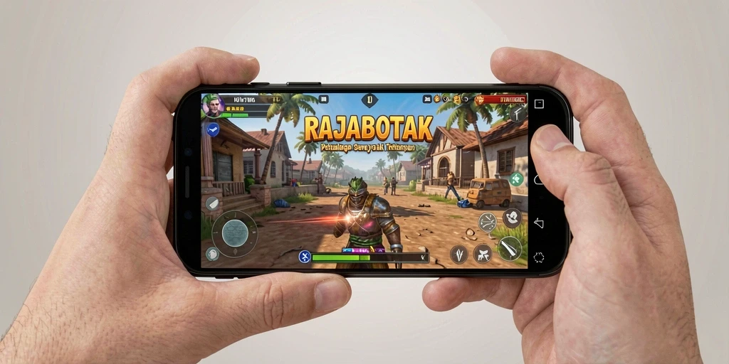 Tampilan aksi seru dalam gameplay RAJABOTAK yang memukau.