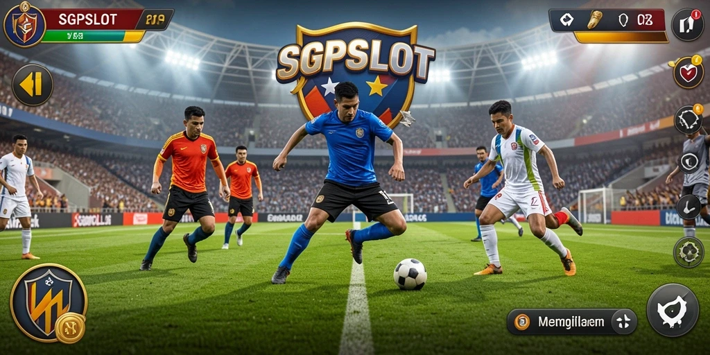Tampilan menarik dari gameplay sepak bola SGPSLOT.