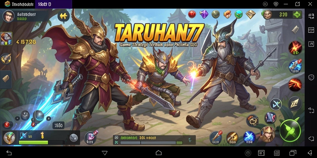 Tangkapan layar TARUHAN77 menunjukkan gameplay yang mendebarkan dan strategi yang kompleks.