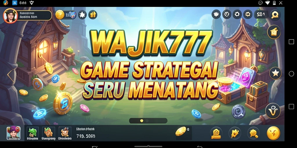 Screenshot gameplay WAJIK777 dengan strategi yang mendebarkan.