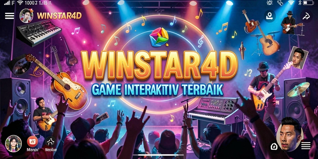 Gameplay seru di WINSTAR4D dengan fitur menyanyi interaktif.